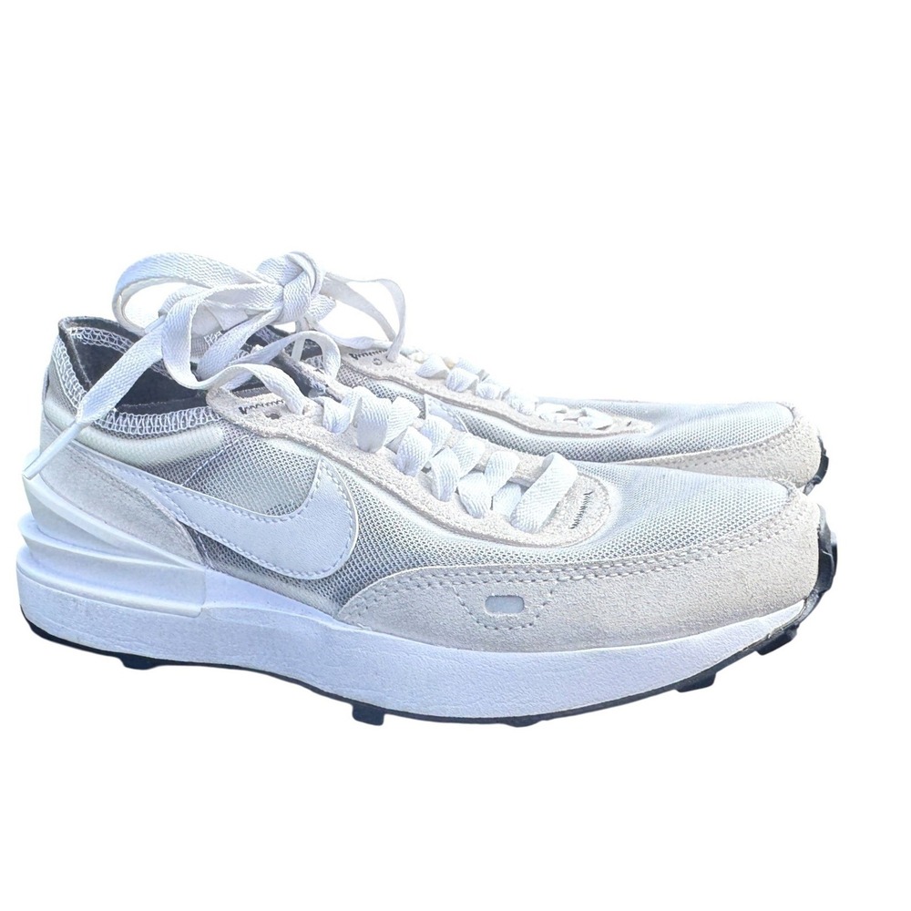 Nike Waffle One Summit White Sneakers DC2533-101 Low Top Mens 5 Women 6.5